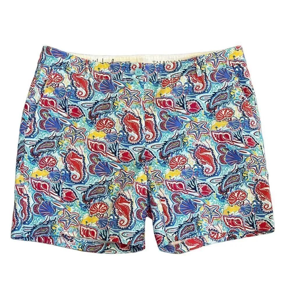 Talbots The Weekend Short Beach Coastal Themed Women’s 14 NEW Shorts